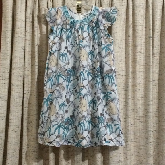 Roller Rabbit Jungle Print Smocked Dress - Picture 1 of 10